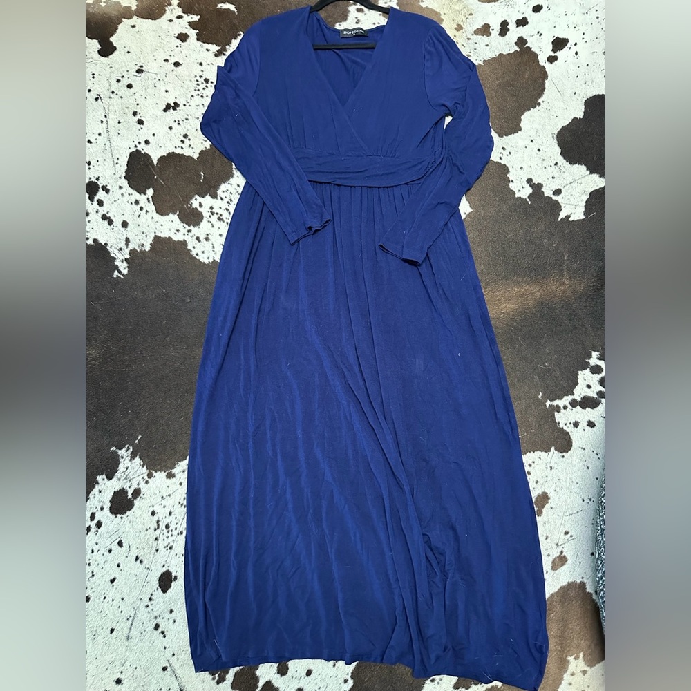 V Neck Maxi Dress